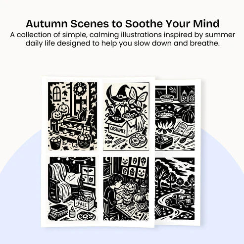 One Color Coloring Book - Autumn Edition (New)