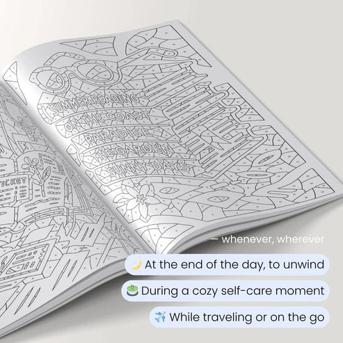 One Color Coloring Book - Summer Edition