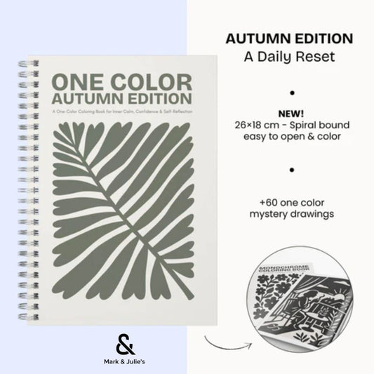 One Color Coloring Book - Autumn Edition (New)