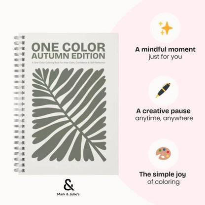 One Color Coloring Book - Autumn Edition (New)