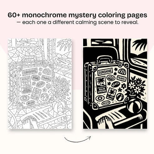 One Color Coloring Book - Summer Edition