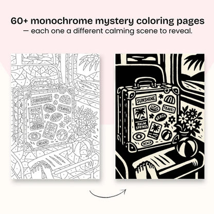 One Color Coloring Book - Summer Edition