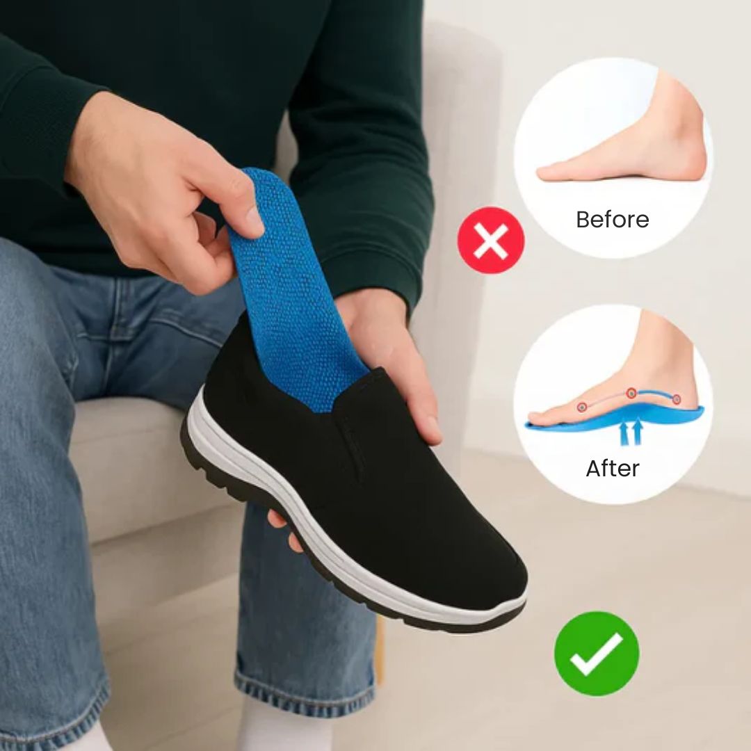 Pair of ergonomic insoles