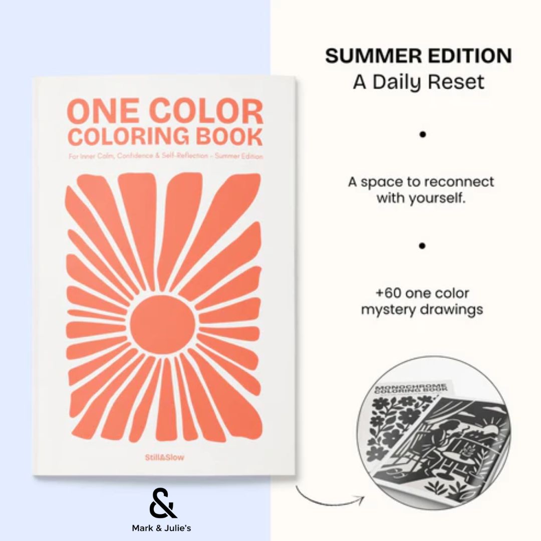 One Color Coloring Book - Summer Edition