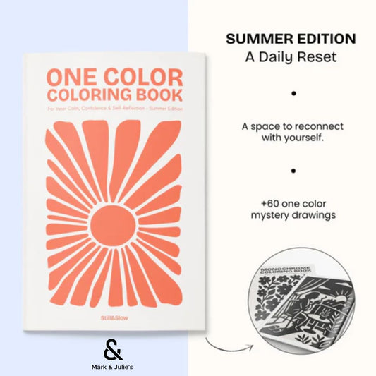 One Color Coloring Book - Summer Edition