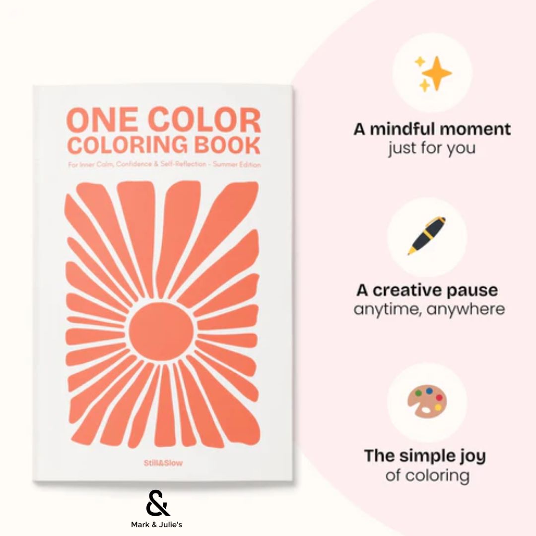 One Color Coloring Book - Summer Edition