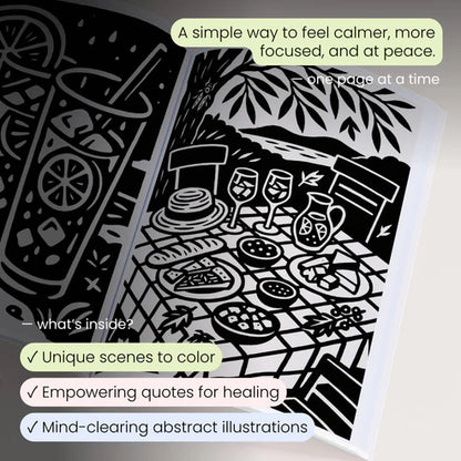 One Color Coloring Book - Summer Edition